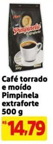 Extra Supermercado Café torrado e moído Pimpinela extraforte 500 g oferta