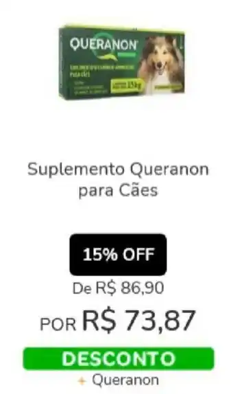 Cobasi Suplemento Queranon para Caes oferta