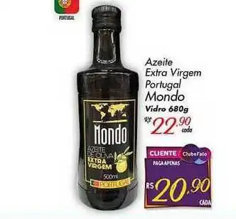 Muffato Azeite Extra Virgem Portugal Mondo 680g oferta