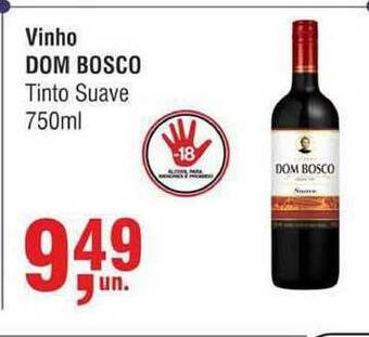 Higa Atacado Vinho Dom Bosco Tinto Suave 750ml oferta