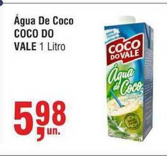 Higa Atacado água De Coco Coco Do Vale 1L oferta