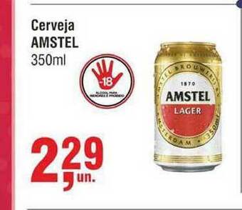 Higa Atacado Cerveja Amstel 350ml oferta