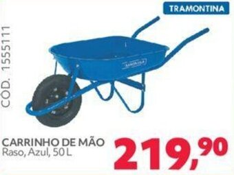 CARRINHO DE MÃO Raso, Azul, 50 L