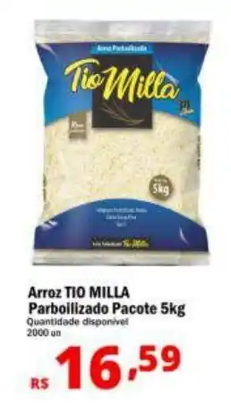 Althoff Supermercados Arroz TIO MILLA Parboilizado Pacote 5kg oferta