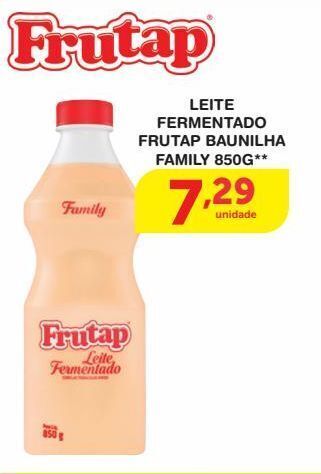 Roldão Leite fermentado frutap baunilha family 850g** oferta