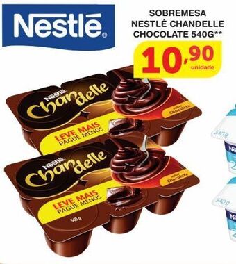 Roldão Sobremesa nestlé chandelle chocolate 540g** oferta