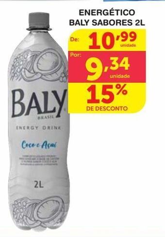 Roldão Bebida energética baly sabores 2l oferta
