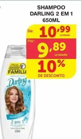 Roldão Shampoo darling 2 em 1 650ml oferta