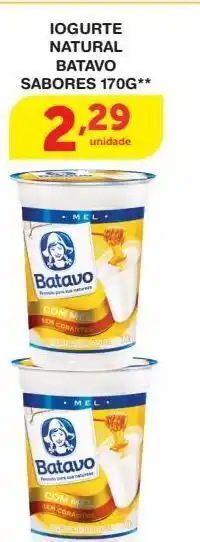 Roldão Iogurte natural batavo sabores 170g** oferta