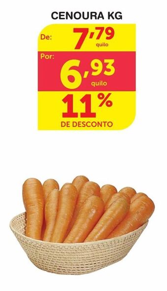 Roldão Cenoura kg oferta