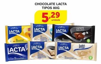 Roldão Chocolate lacta tipos 80g oferta