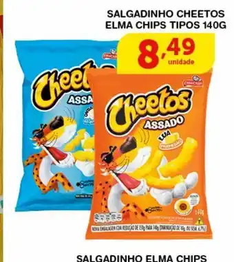 Roldão Salgadinhos cheetos elma chips tipos 140g oferta