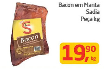 Tenda Atacado Bacon em Manta Sadia Peça kg oferta