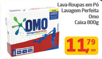Tenda Atacado Lava-Roupas em Pó Lavagem Perfeita Omo Caixa 800g oferta