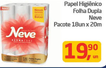 Tenda Atacado Papel Higiênico Folha Dupla Neve Pacote 18un x 20m oferta
