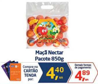 Tenda Atacado Maçã Nectar Pacote 850g oferta