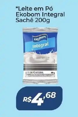 Atakarejo Leite em po Ekobom Integral Sache 200g oferta