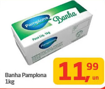 Tenda Atacado Banha Pamplona 1kg oferta