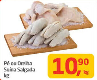Tenda Atacado Pé ou Orelha Suína Salgada kg oferta