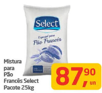 Mistura para Pão Francês Select Pacote 25kg