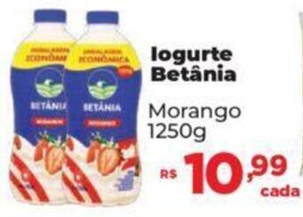 logurte Betânia Morango 1250g