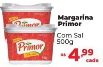 Supermercados Mateus Margarina Primor Com Sal 500g oferta