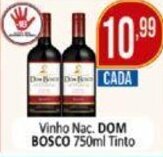 Vinho Nac. DOM BOSCO 750ml Tinto