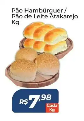 Atakarejo Pao Hamburguer / Pao de Leite Atakarejo 1kg oferta