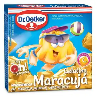 Gelatina em po oetker maracujá 20g