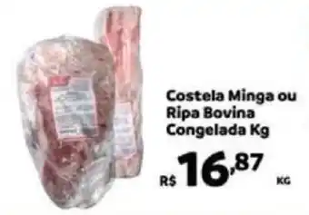 Max Atacadista Costela Minga ou Ripa Bovina Congelada Kg oferta