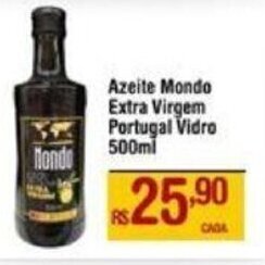 Max Atacadista Azeite Mondo Extra Virgem Portugal Vidro 500ml oferta