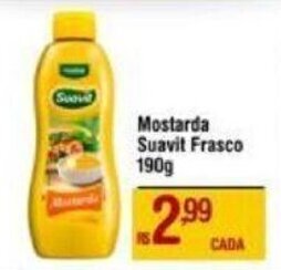 Mostarda Suavit Frasco 190g