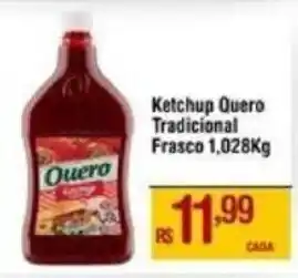 Max Atacadista Ketchup Quero Tradicional Frasco 1,028Kg oferta