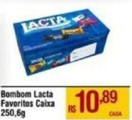 Max Atacadista Bombom Lacta Favoritos Caixa 250,6g oferta