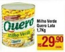 Max Atacadista Milho Verde Quero Lata 1,7Kg oferta