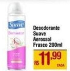 Max Atacadista Desodorante Suave Aerossol Frasco 200ml oferta