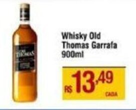 Whisky Old Thomas Garrafa 900ml