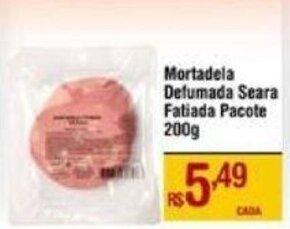 Max Atacadista Mortadela Defumada Seara Fatiada Pacote 200g oferta