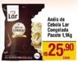Max Atacadista Anéis de Cebola Lar Congelada Pacote 1,1Kg oferta