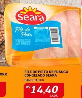 Assaí Atacadista FILÉ DE PEITO DE FRANGO CONGELADO SEARA BANDEJA 1KG oferta