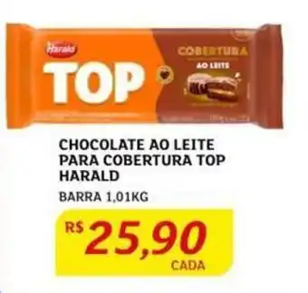 Assaí Atacadista CHOCOLATE AO LEITE PARA COBERTURA TOP HARALD BARRA 1,01KG oferta
