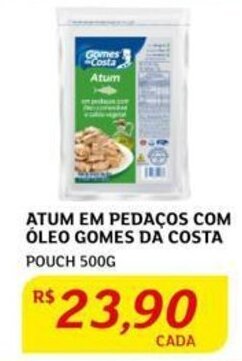 Assaí Atacadista ATUM EM PEDAÇOS COM ÓLEO GOMES DA COSTA POUCH 500G oferta