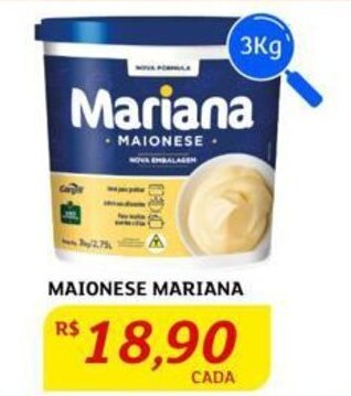 Assaí Atacadista MAIONESE MARIANA 3Kg oferta