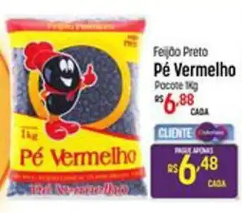 Feijoo Preto Pé Vermelho Pacote 1Kg