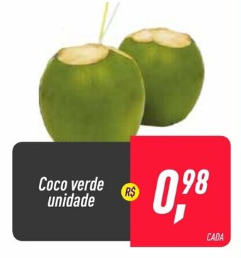 Frangolândia Coco verde unidade oferta