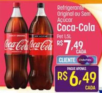 Muffato Refrigerante Original ou Sem Açúcar Coca-Cola Pet 1,5L oferta