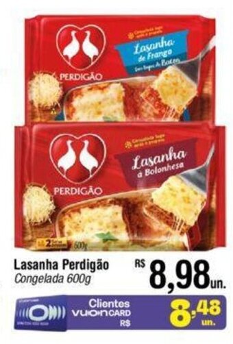 Fort Atacadista Lasanha Perdigão Congelada 600g oferta