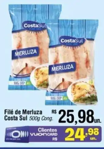 Fort Atacadista Filé de Merluza Costa Sul 500g Cong. oferta