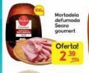 Supermercados Princesa Mortadela defumada seara gourmet 100g oferta