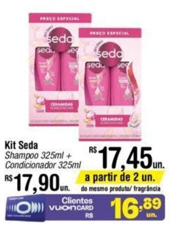 Fort Atacadista Kit Seda Shampoo 325ml + Condicionador 325ml oferta
